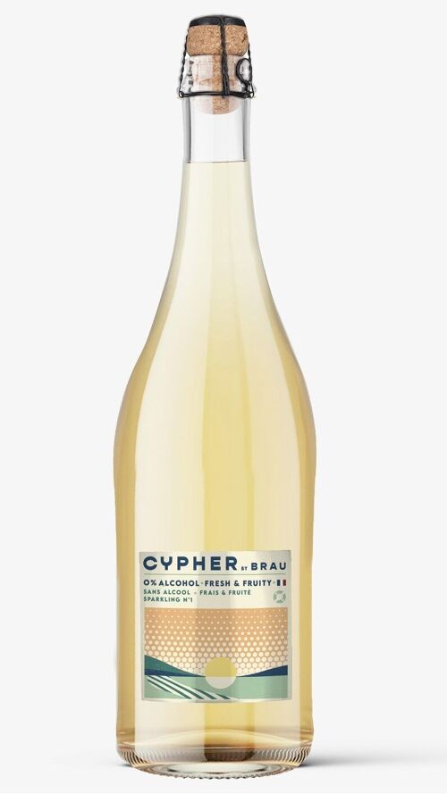 CYPHER N°1 Sparkling - Vin sans Alcool - 100% Sauvignon Blanc