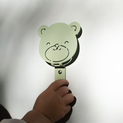 Colgador de pared para habitación de niños pequeños- osito de peluche