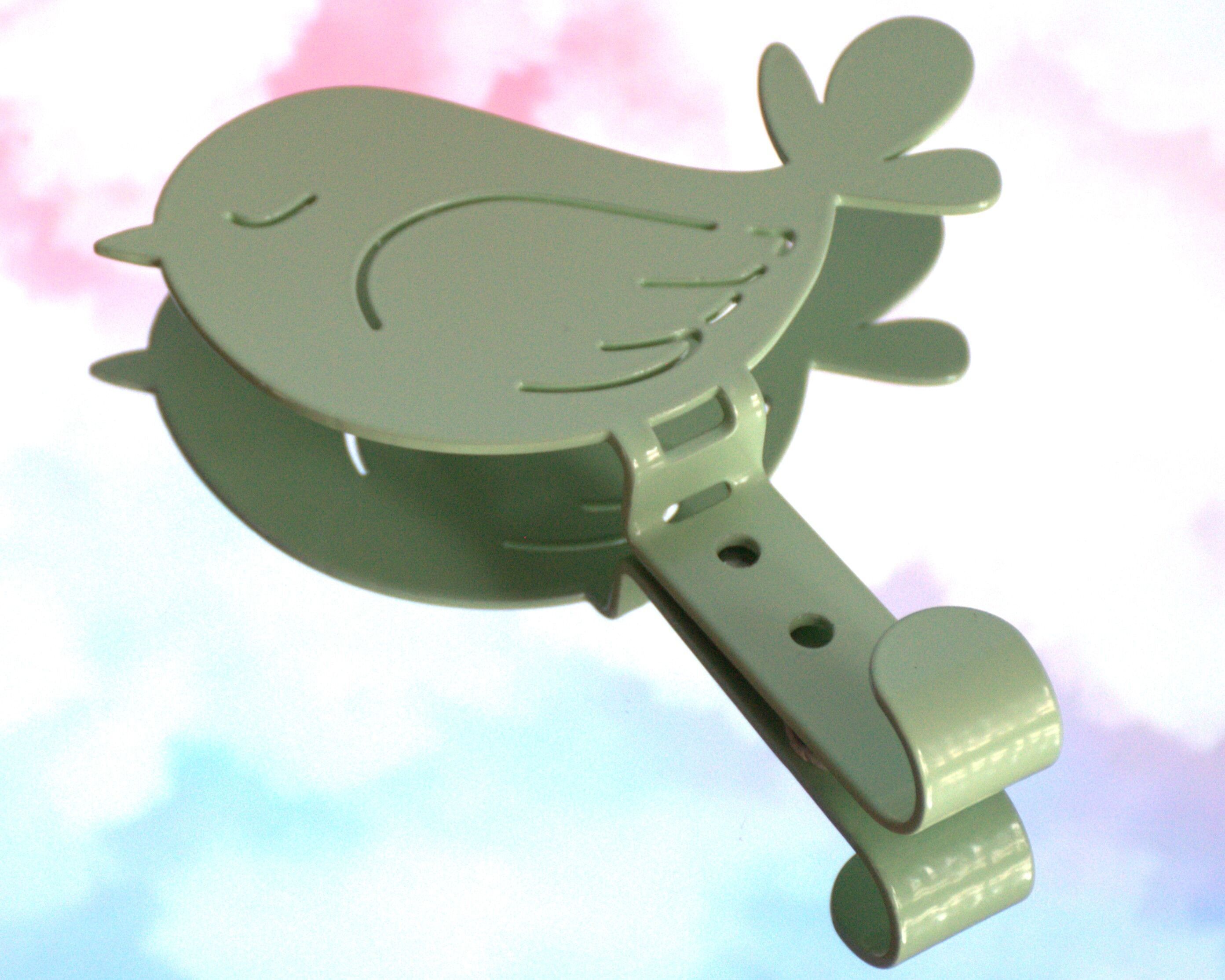 Colgador de pared para niño pequeño con motivo de pájaro