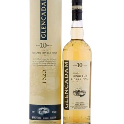 Glencadam 10 Jahre Scotch Whisky – 46 % – Kanister