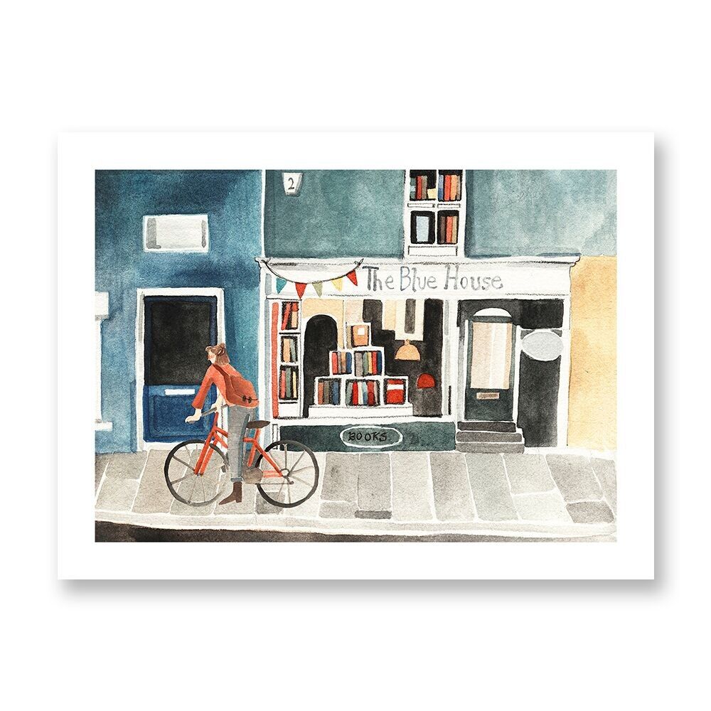 Das Blaue Haus - Kunstposter