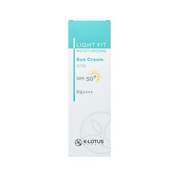 K-Lotus Beauty Light Fit Crème Solaire Visage et Corps SPF 50+ PA++++ 1