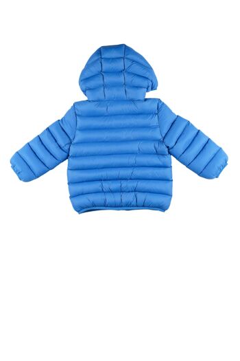 Manteau garçon bleu à capuche Réf : 77801 5