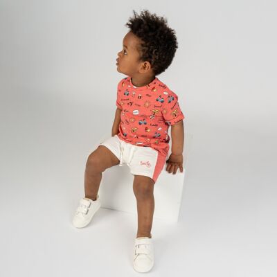 Ecrufarbene Baby-Shorts Ref: 78101