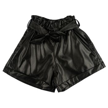 Bermuda fille noir Réf : 77241 3