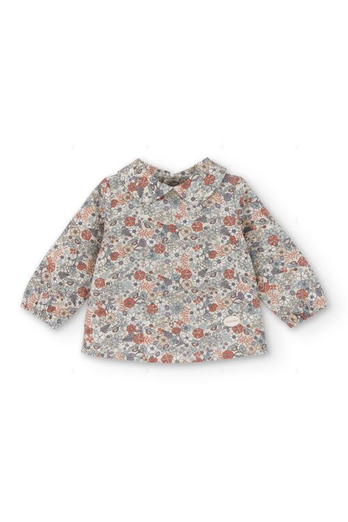 Cocote & Charanga flower print baby sleeve blouse Ref: 51655