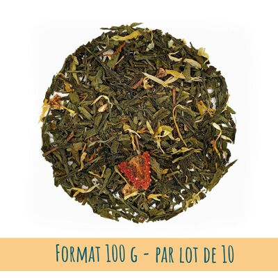 Té helado de fresa y lima - 100g Granel