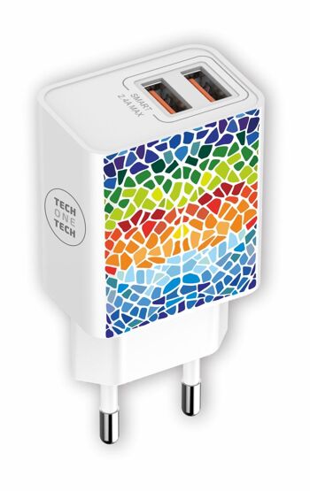 Chargeur Gaudi, 2x USB, 2,4A 1