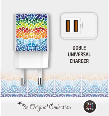 Chargeur Gaudi, 2x USB, 2,4A 2