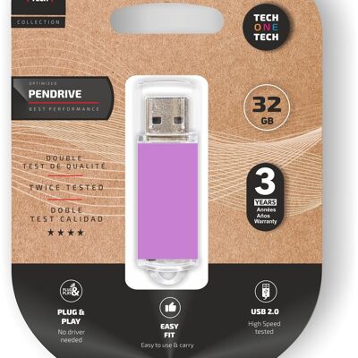 Basic Light Purple Pendrive 32 GB USB-Speicher