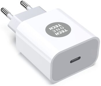 Chargeur PD 20W + câble USB-C blanc 2