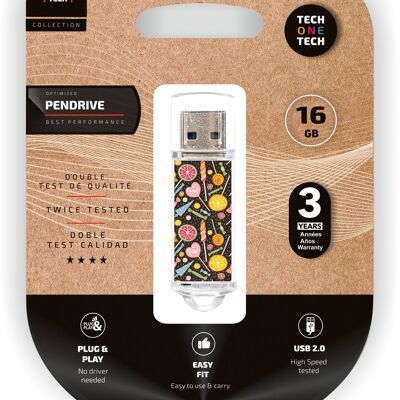 Mémoire USB Candy Pop, clé USB 16 Go