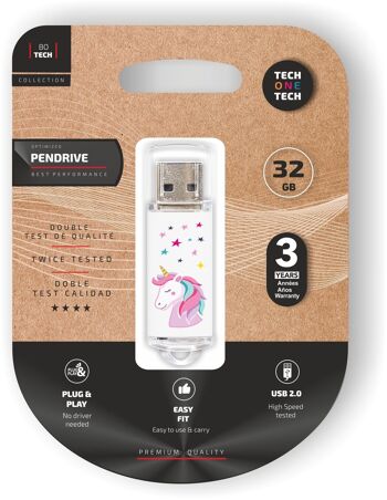 Clé USB de rêve licorne, mémoire USB de 32 go