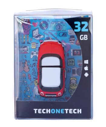 Clé USB de voiture Mini Cooper S rouge 32 Go 3