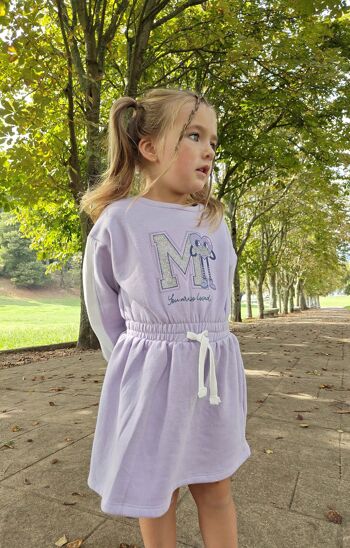 Robe fille violette Réf : 86785 1