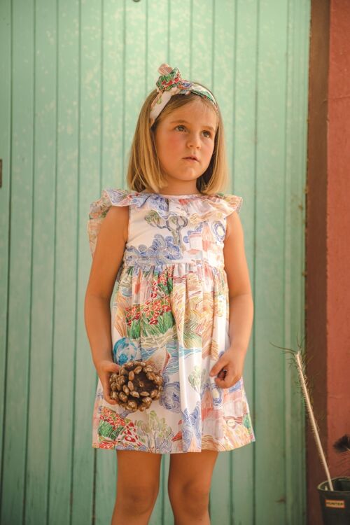 Cocote & Charanga multicolored girl's dress Ref: 51025