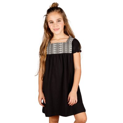 Robe fille noire Réf : 78278