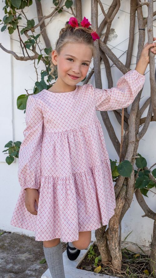 Cocote & Charanga pink girl's dress Ref: 51652