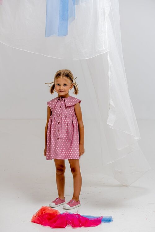 Cocote & Charanga pink girl's dress Ref: 32461