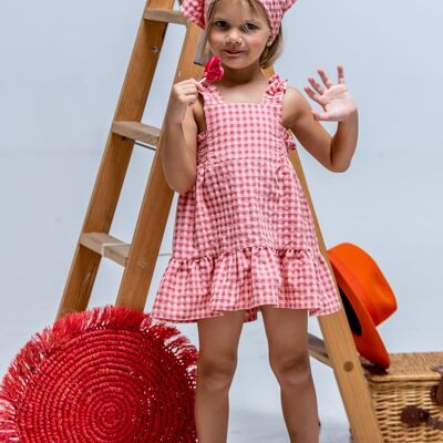 Robe fille rose Cocote & Charanga Réf : 32453