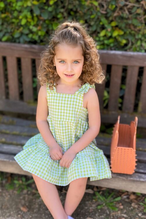 Cocote & Charanga green girl's dress Ref: 32453