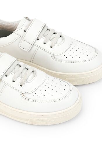 Baskets fille blanches CHG Shoes Réf : 58129 4