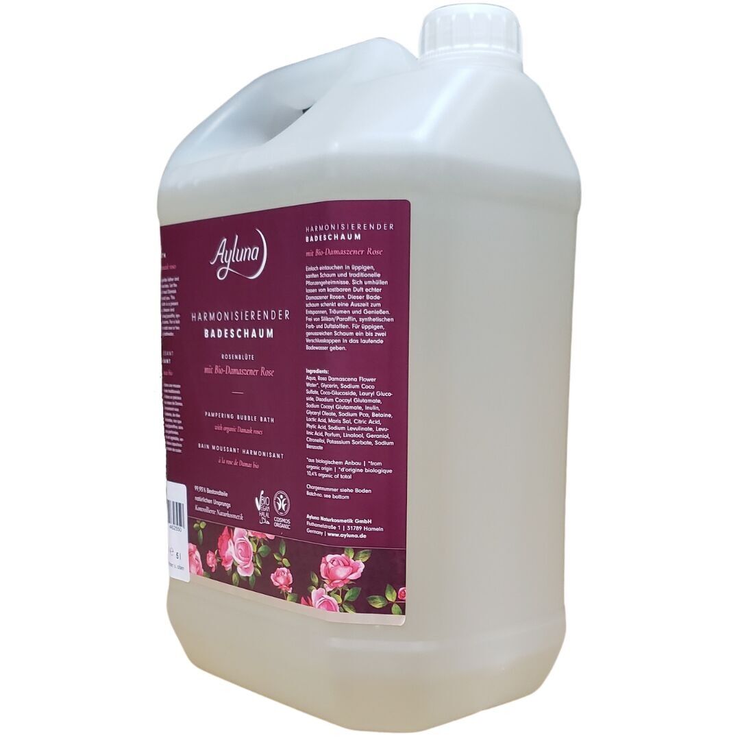 Harmonisierender Badeschaum Rosenblüte im 5l Kanister