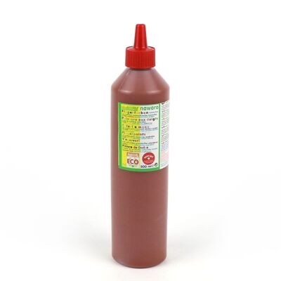 Peinture au doigt nawaro, flacon 500ml - marron