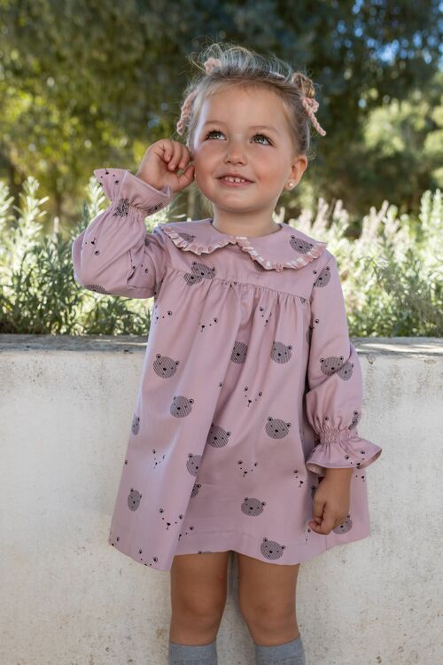 Pink baby dress Cocote & Charanga Ref: 51612