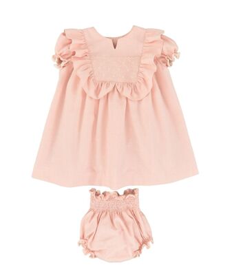 Robe bébé rose Cocote & Charanga Réf : 32419 4