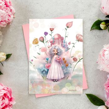 princesse Illya - carte postale d'art 1