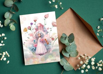 princesse Illya - carte postale d'art 3