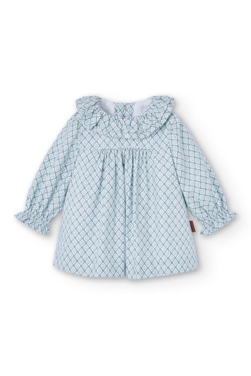 Turquoise baby dress Cocote & Charanga Ref: 51622