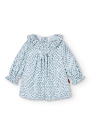 Robe bébé turquoise Cocote & Charanga Réf : 51622 1