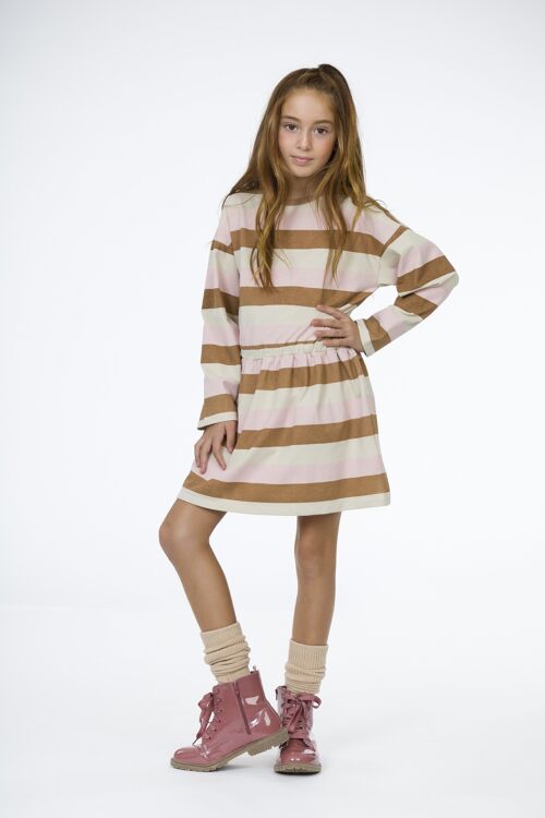 Striped girl's dress Ref: 86383