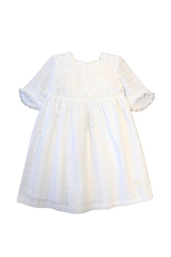 Robe blanche fille Cocote & Charanga Réf : 32424 3