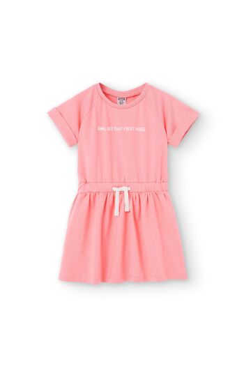 Robe fille corail Réf : 84074 2