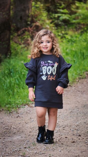 Robe fille Bootiful anthracite Réf : 86384 3