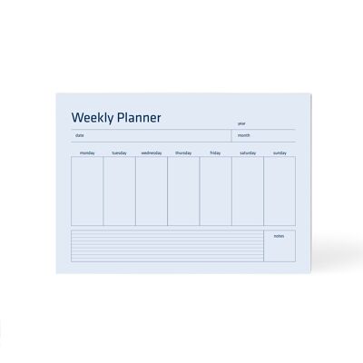 Planificador semanal pequeño