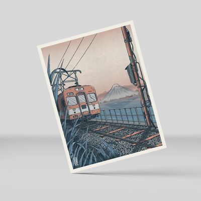 Primer tren a Tochigi Mini Print