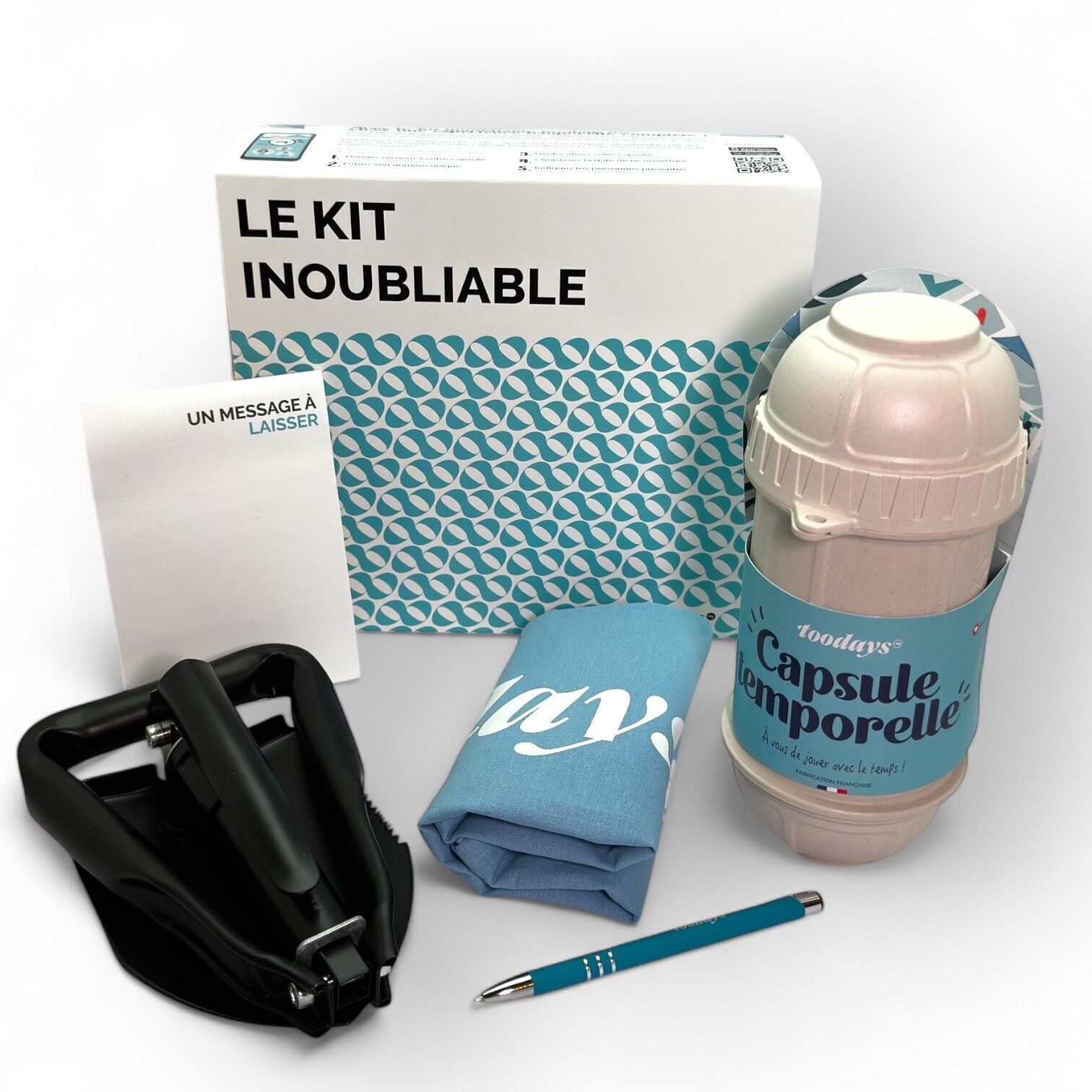 Kit capsule temporelle toodays.me – Activité unique et originale pour conserver les souvenirs d'un anniversaire, d'une naissance, d'un mariage, d'une fête, d'une baby shower, d'un EVJF, etc. – Fabrication française