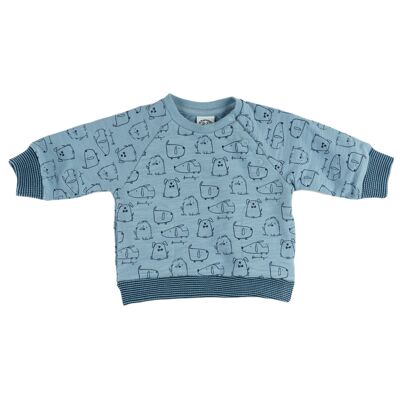 Printed newborn sweatshirt Ref: 77024