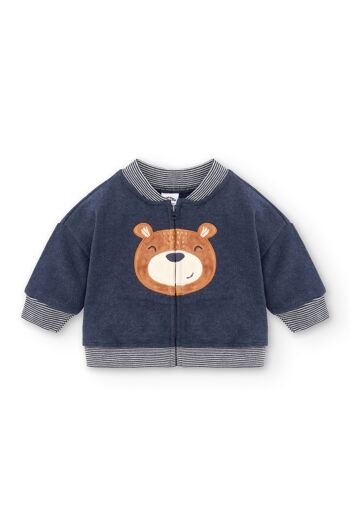 Sweat nounours marine nouveau-né Réf : 83172 1