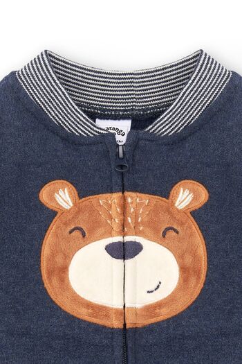 Sweat nounours marine nouveau-né Réf : 83172 4