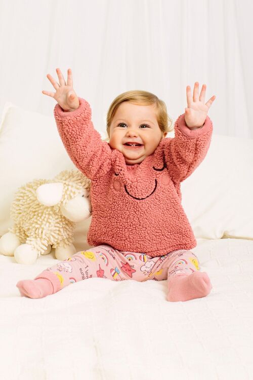 Pink Newborn Sweatshirt Ref: 77534