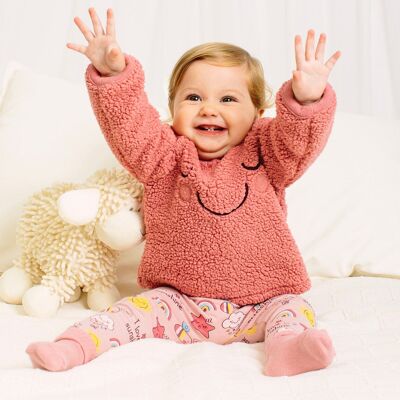 Rosa Sweatshirt für Neugeborene Ref: 77534