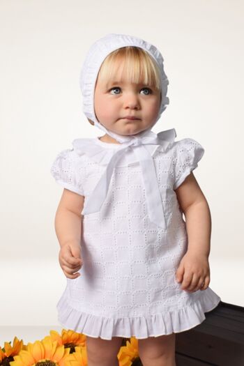 Robe bébé blanche Cocote & Charanga Réf : 32403 1