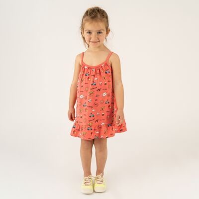 Abito da bambina stampato Rif: 78171