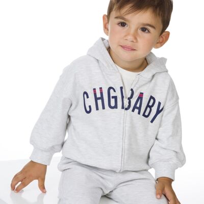 CHG Baby graues Baby-Sweatshirt Ref: 83039