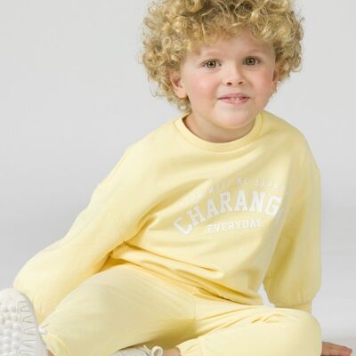 Senfgelbes Baby-Sweatshirt Ref: 84034